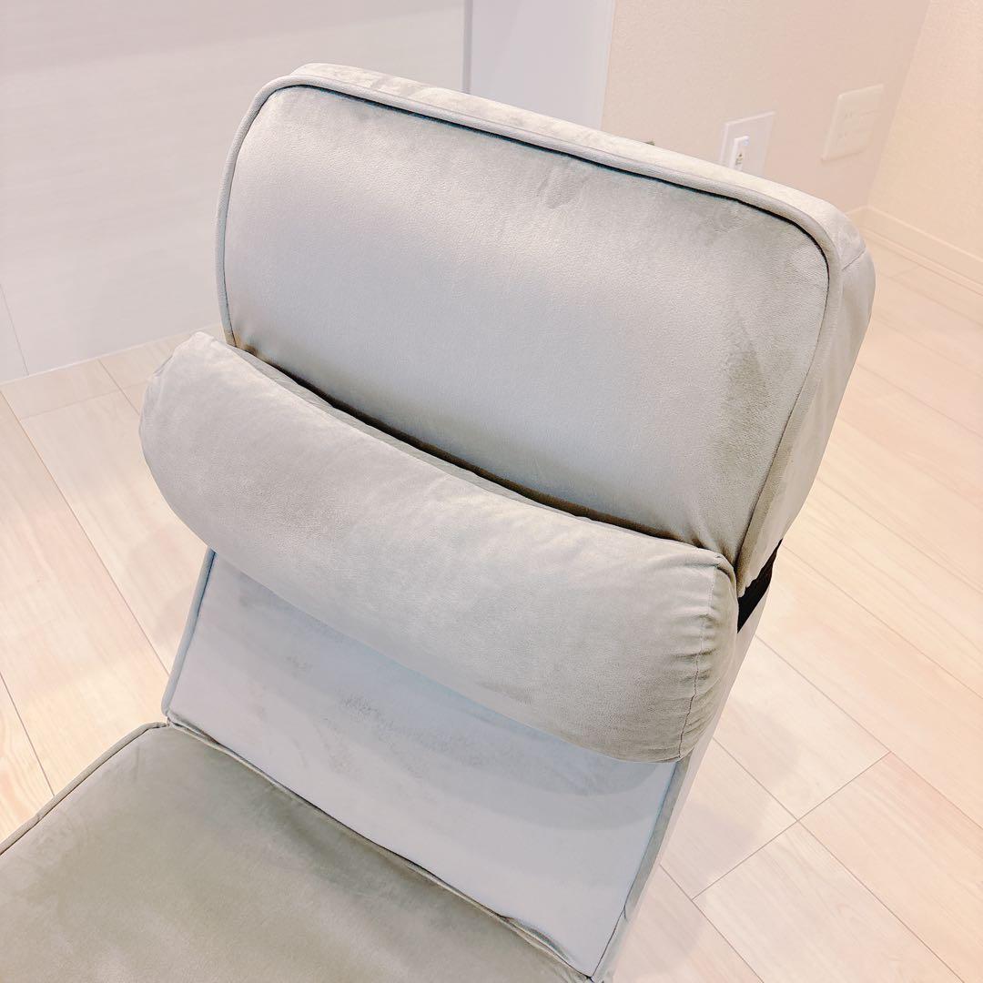 ニトリ ゲーミング座椅子2 ベロア グレー GY