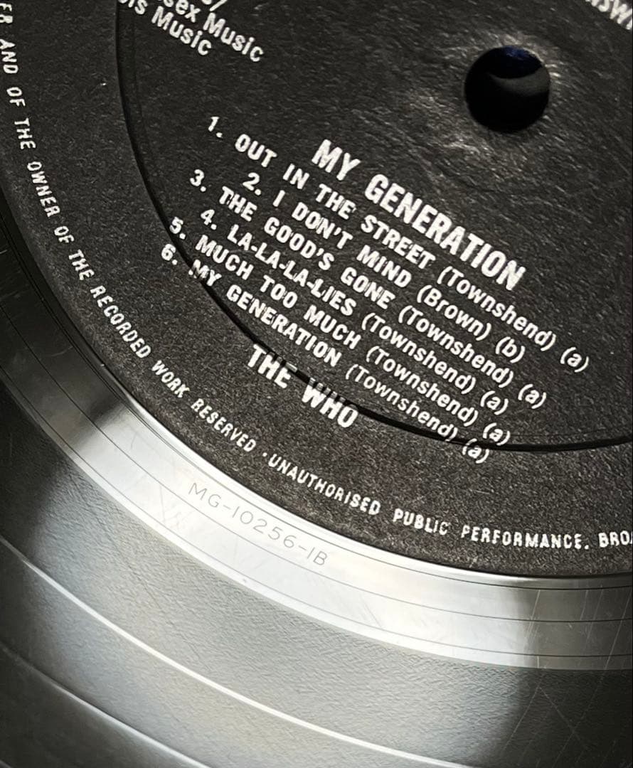 UKOrg ザフー My Generation 初版 1st Mono