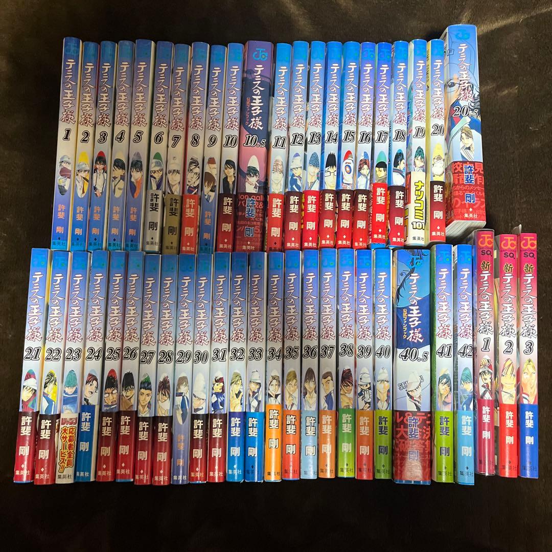 【全て初版、帯付き】テニスの王子様全４2巻+FB3冊+新・テニスの王子様１〜3巻