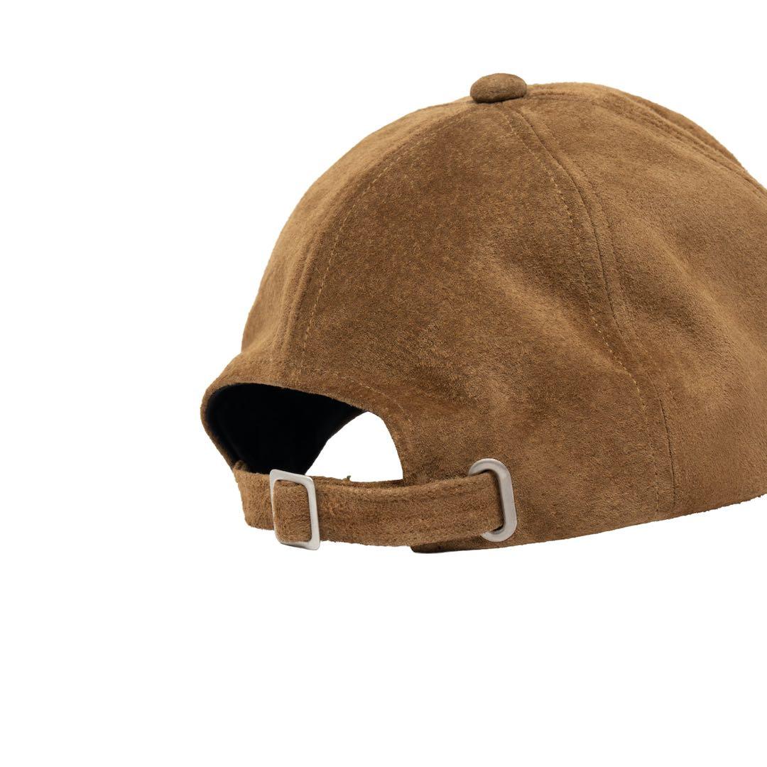 キャメル DECi Suede 6panel Cap スエード