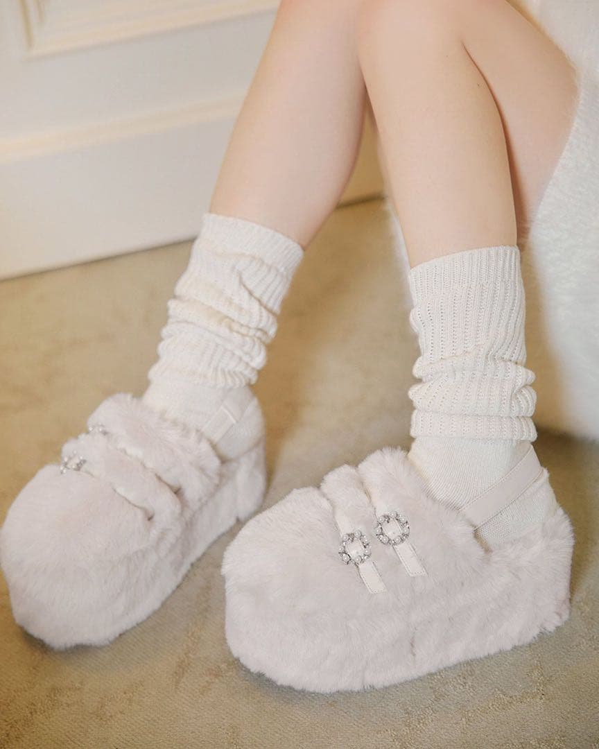 michellMacaron 厚底ファーミュール