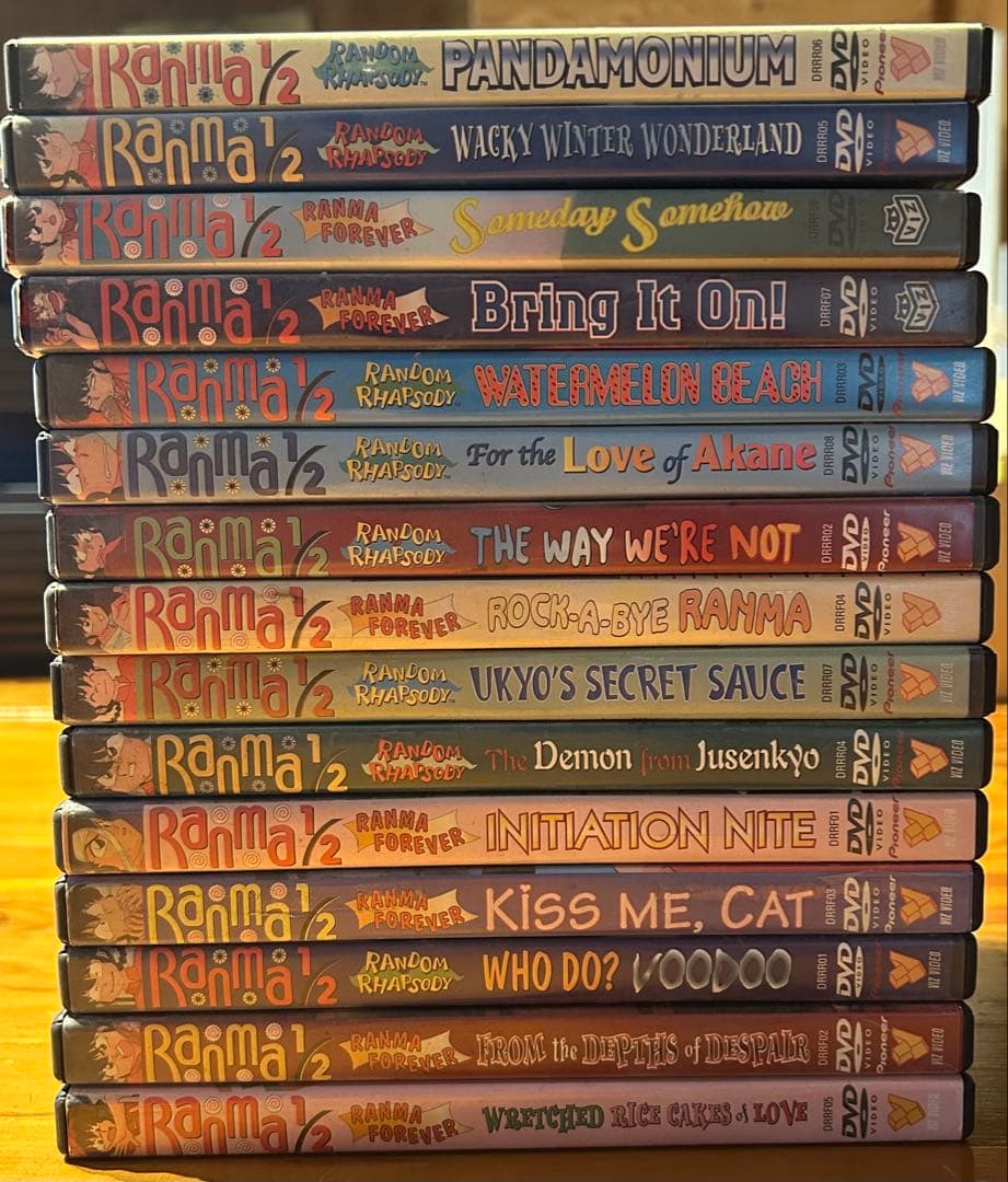 【値下げ中！】らんま1/2 北米版DVD 15本セット