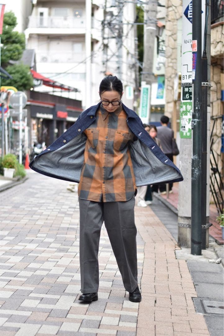 スマクロ別注　フェローズデニムカバーオール