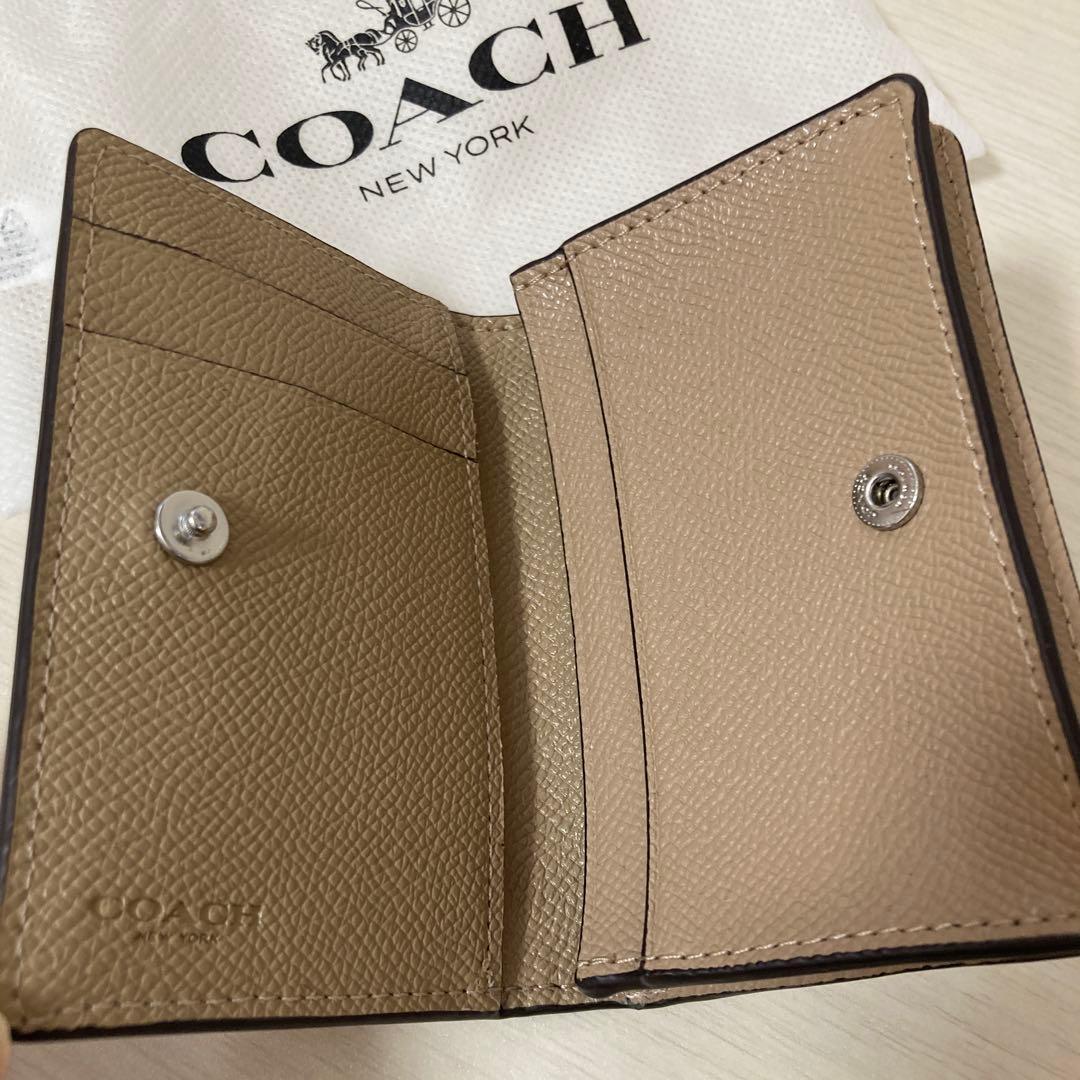 値下げ【未使用】COACH コーチ 名刺入れ カードケース
