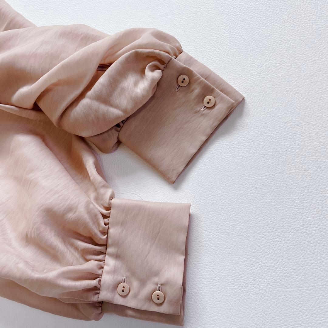 美品✨ UNITED ARROWS オーガンジー フリル&ボウタイ ブラウス