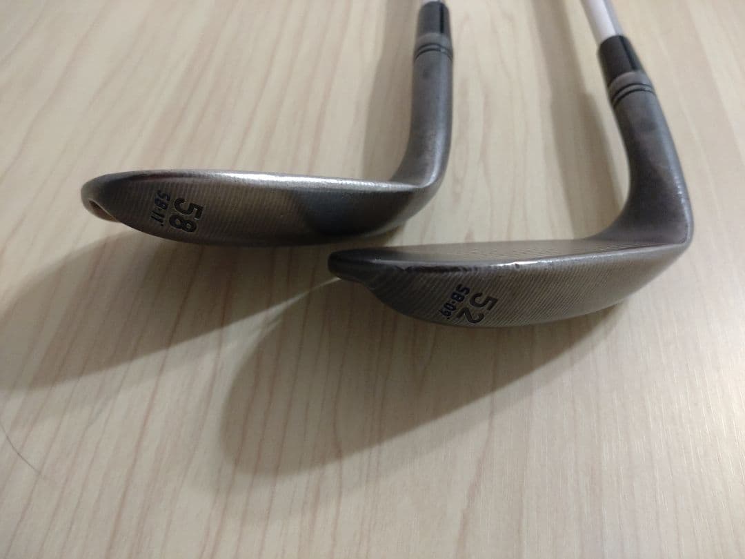 ミルドグラインド3ブラック2本セット 52°58° ダイナミックゴールド