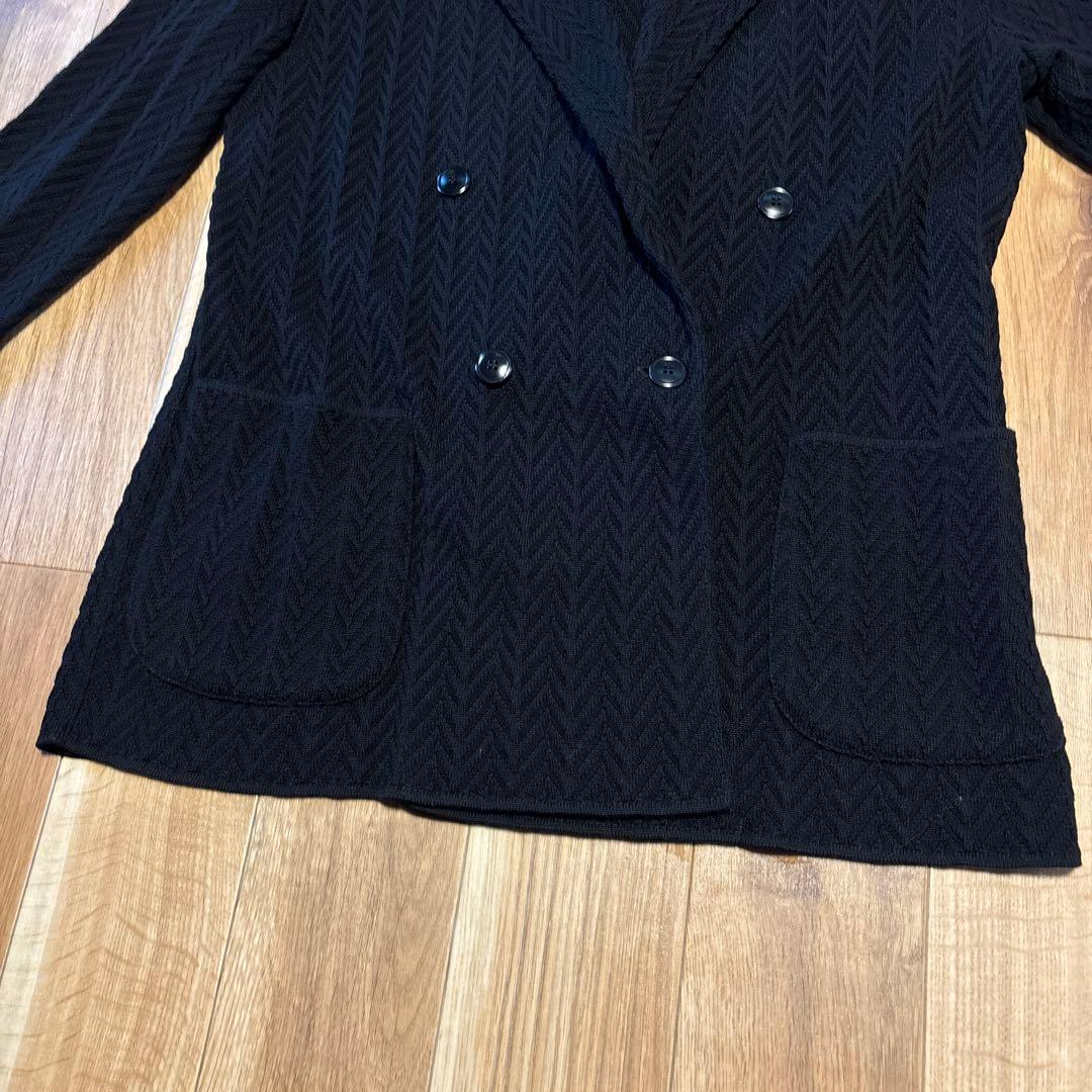 LARDINI テーラードジャケット ダブル ブラック　M