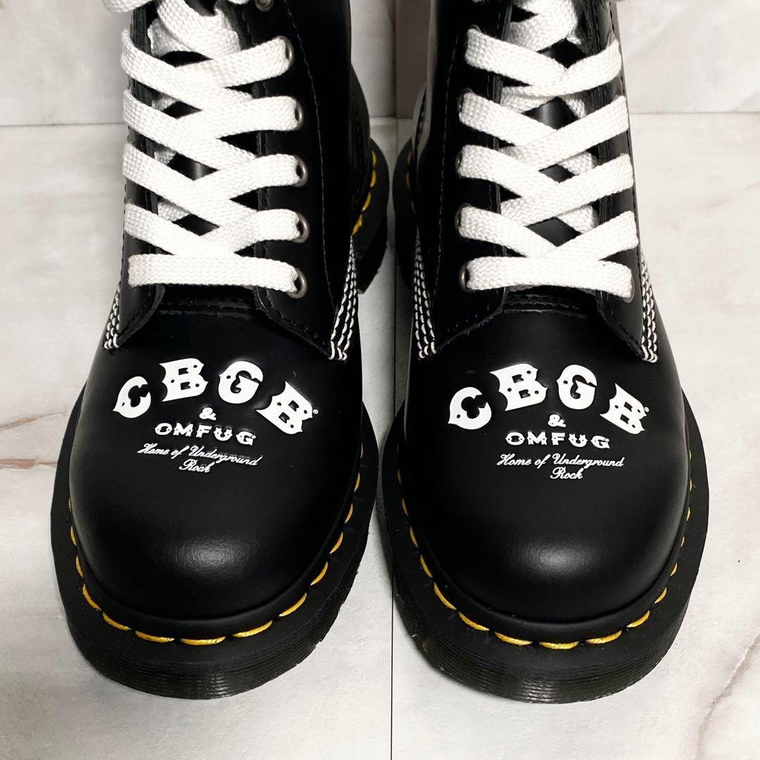 A15571 未使用 ドクターマーチン×CBGB 60周年 8ホールブーツUK4