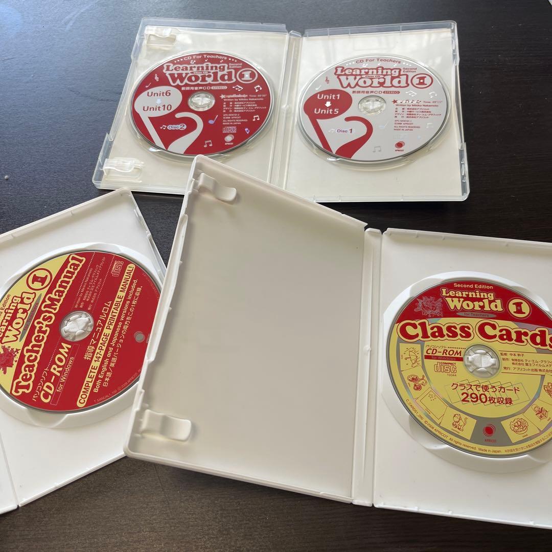 アプリコット出版ラーニングワールド book1、2、3教師用教材