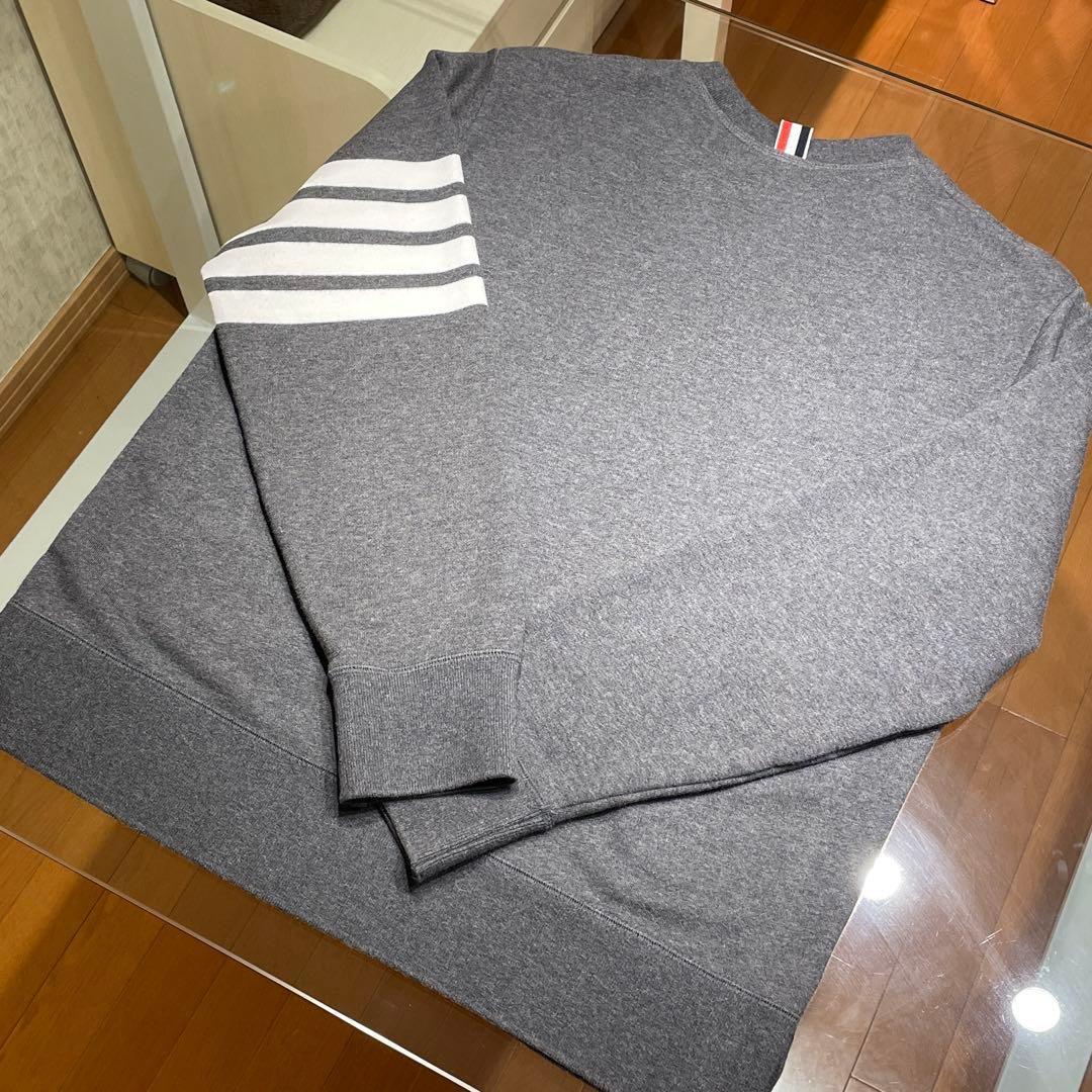 【新品同様】国内正規品 THOM BROWNE 4BAR スウェット サイズ5