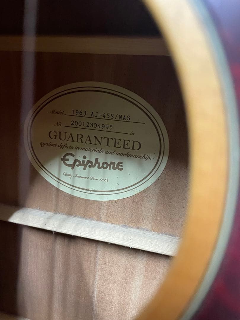 Epiphone 1963 AJ-45S/VSS アコースティックギター