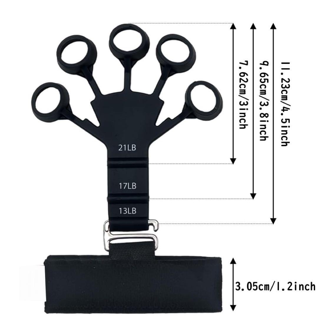 ハンドグリップ フィンガーパワー 2個セット 指トレーニング 握力
