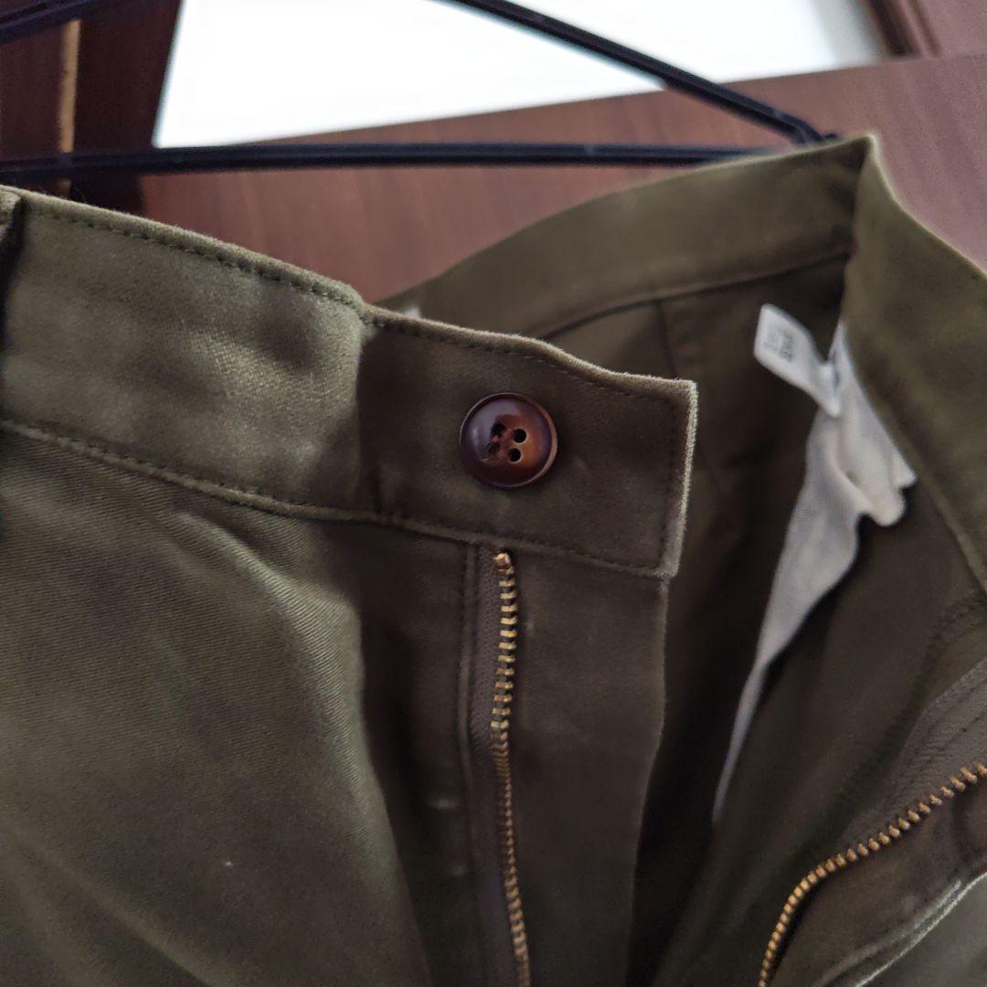 FOB FACTORY モールスキンパンツ サイズ4 オリーブ