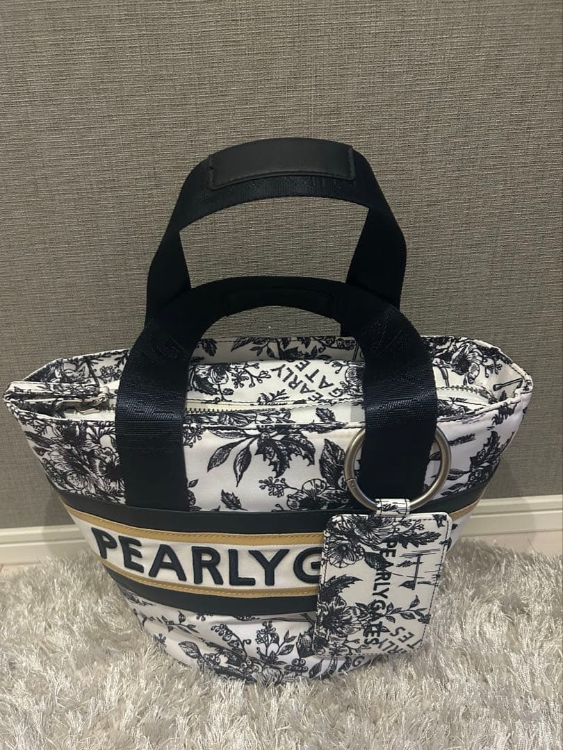 PEARLY GATES 花柄ゴルフバッグ　ディオール柄　カートバッグ