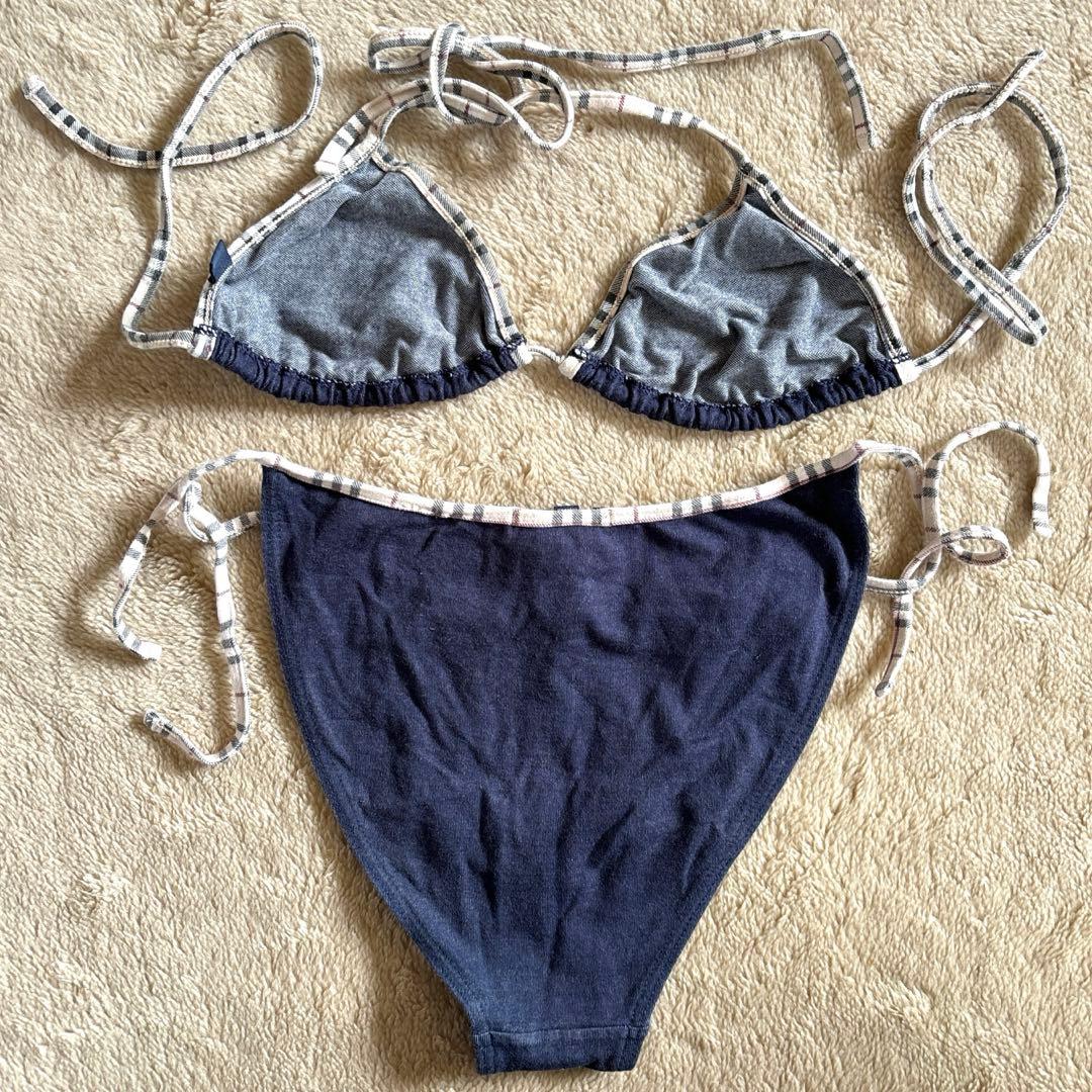 BURBERRY 水着 セパレート ビキニ Sサイズ　⚫︎収納ポーチ付き