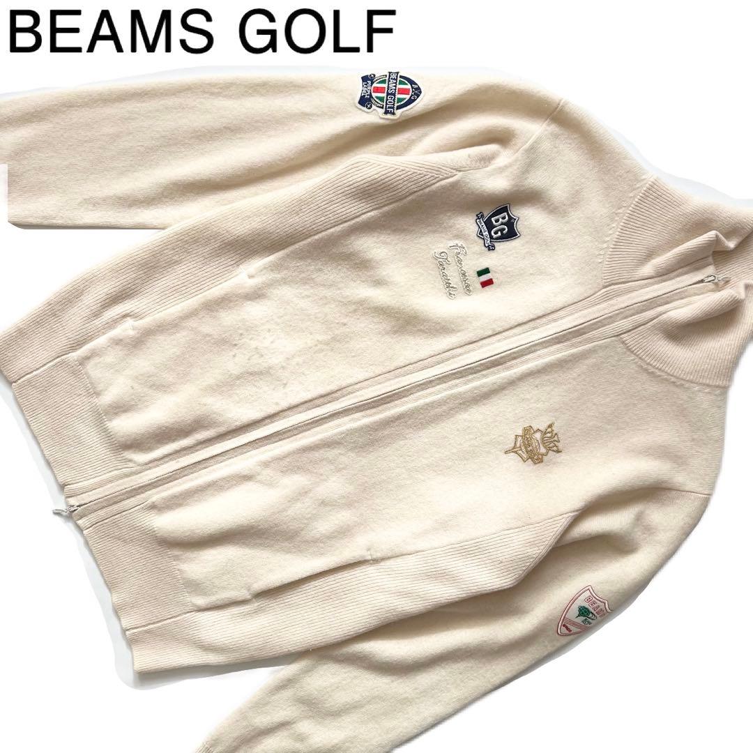 BEAMS GOLF ビームスゴルフ　カシミヤ100% ジップ　ジャケット　M