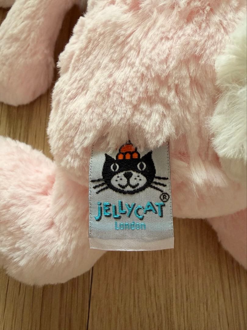 【新品未使用】  ジェリーキャット うさぎ M ピンク 人形