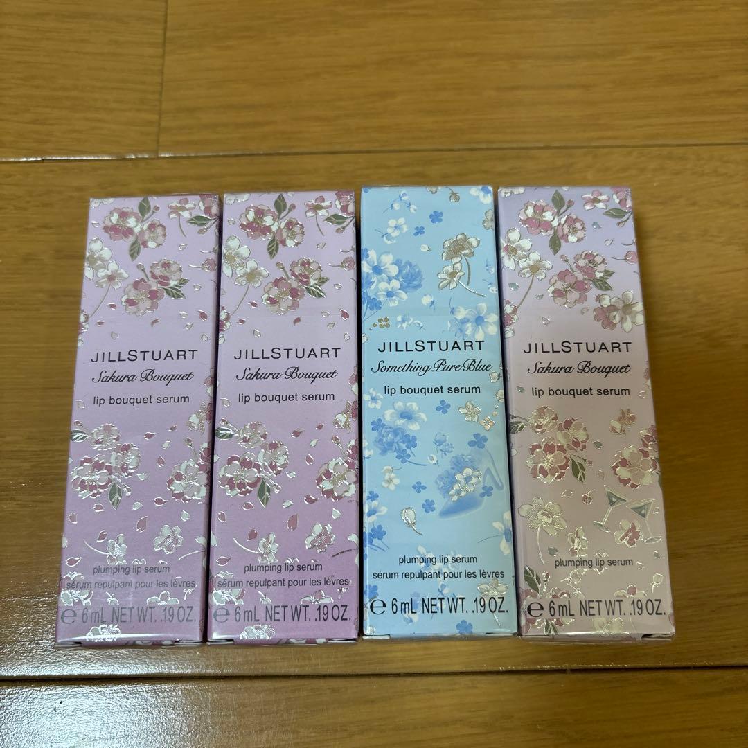 【新品未開封】ジルスチュアート　リップブーケセラム　4種 限定色