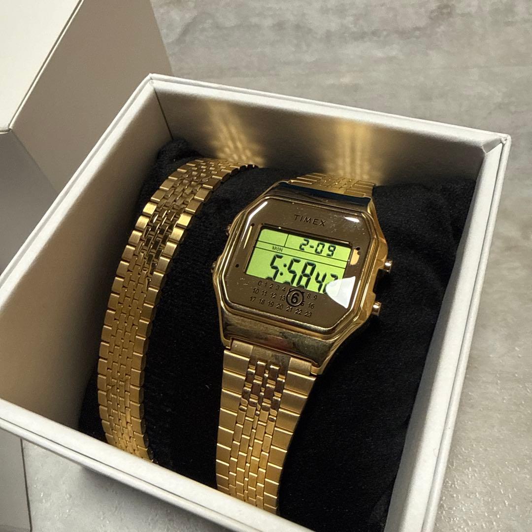 TIMEX x MM6 Maison Margiela T80 ゴールド
