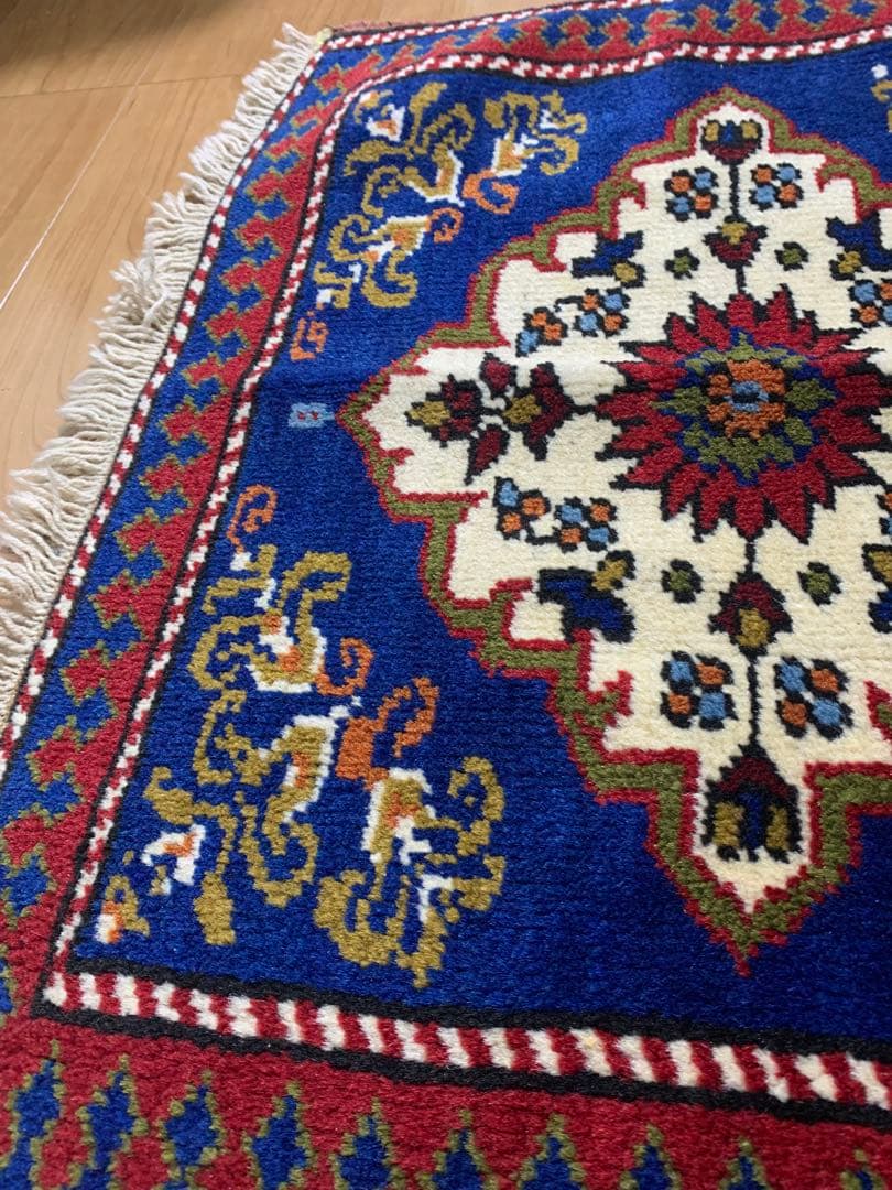 のま　トルコヴィンテージラグ　トルコ絨毯　ハンドメイド