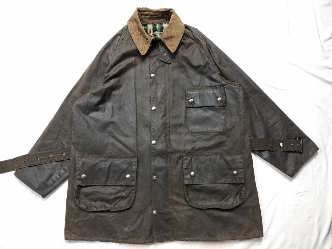80s 1984年 　BARBOUR SOLWAYZIPPER c44