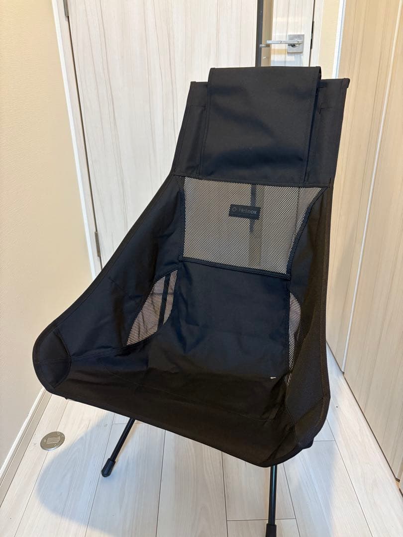 希少黒【訳あり】ヘリノックス チェアツー ブラック