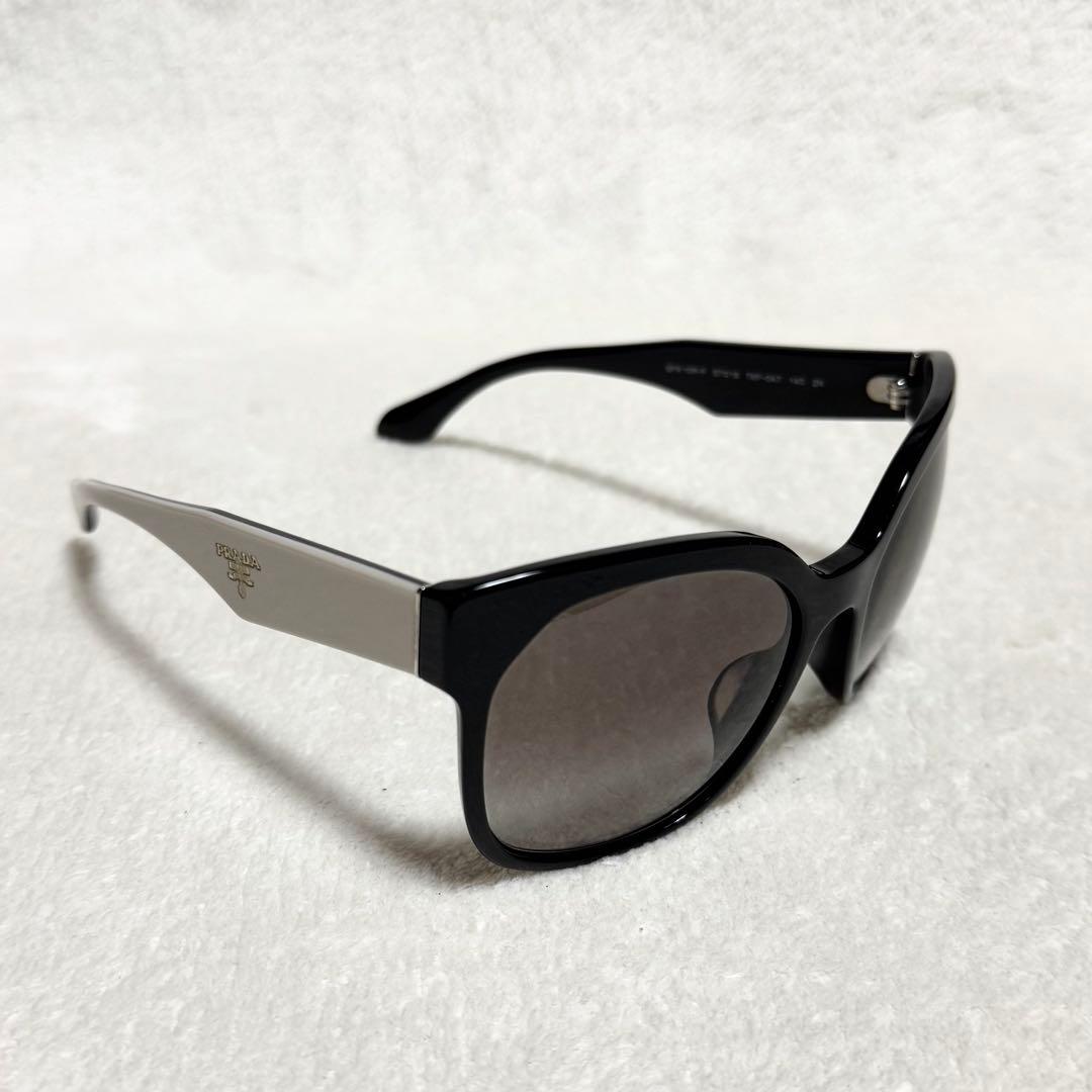 新品未使用 PRADA プラダ サングラス レディース ミラノ ロゴ グレージュ