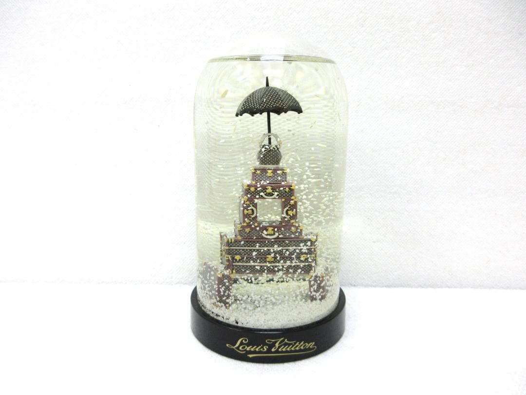 ヴィトン シャンゼリゼ本店記念 トランクタワー エッフェル塔 スノードーム a