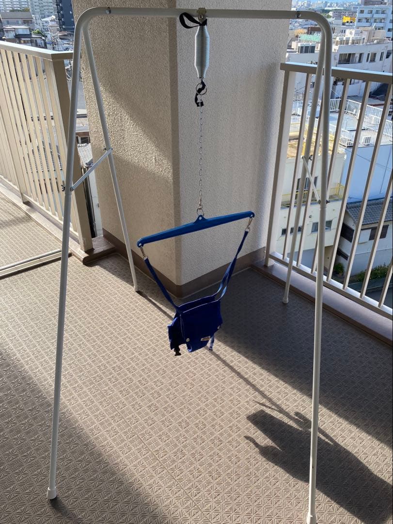 美品Jolly Jumper・ジョリージャンパー ポータブルスタンド ベビージム