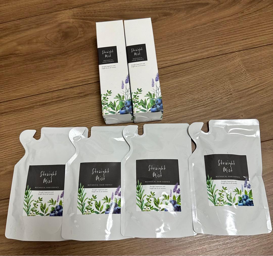 新品 ヘアスプレー ペラベール ストレートミスト 2本 詰め替え 4袋 セット