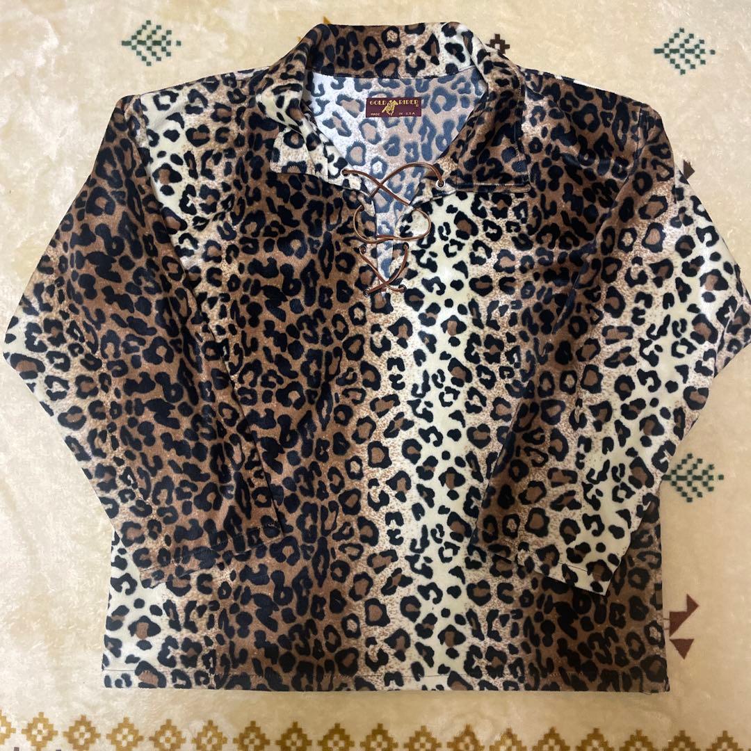 90s GOLDRIDER レオパード プルオーバー KODIAK 50s