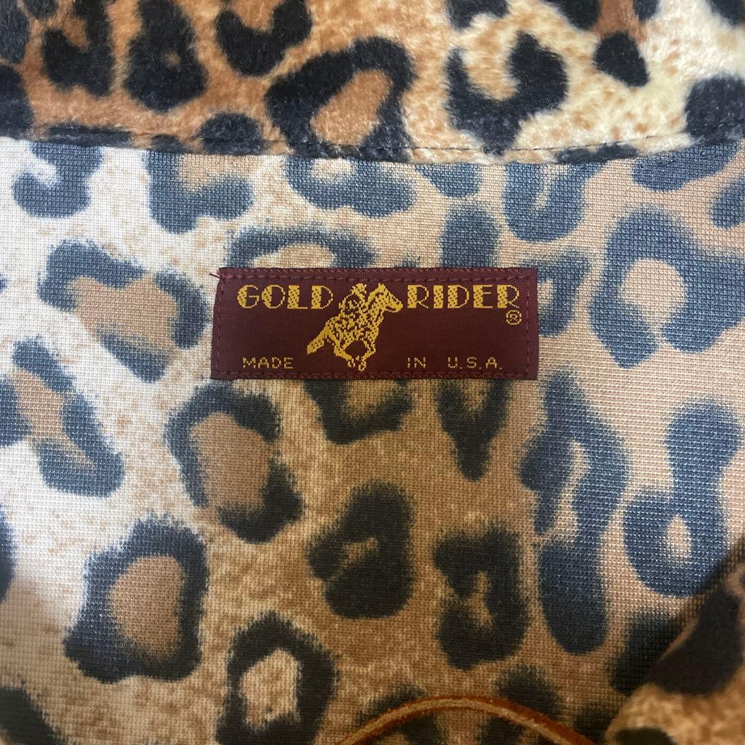 90s GOLDRIDER レオパード プルオーバー KODIAK 50s