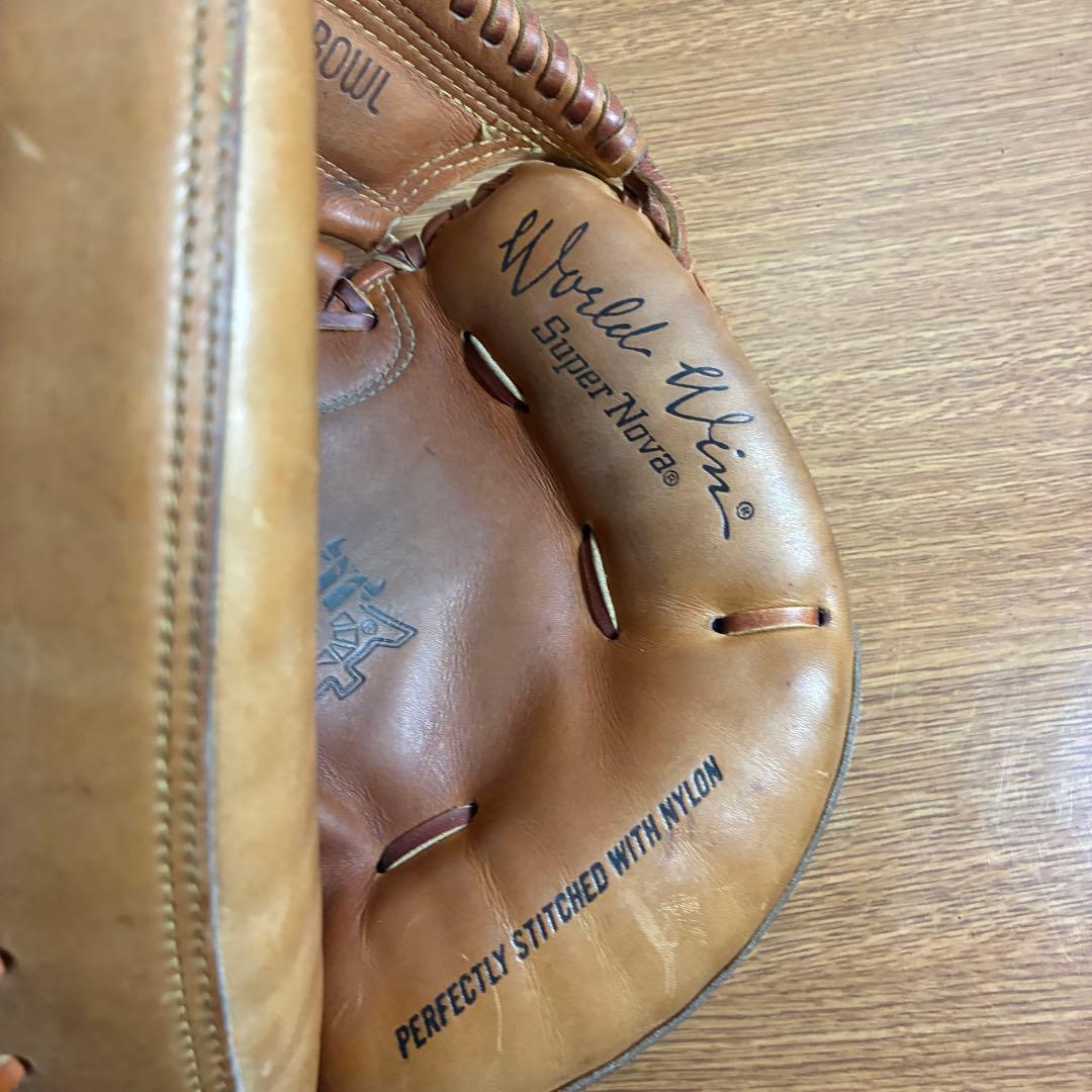 ミズノ ワールドウィン 一般硬式 キャッチャーミット 大人用 美品