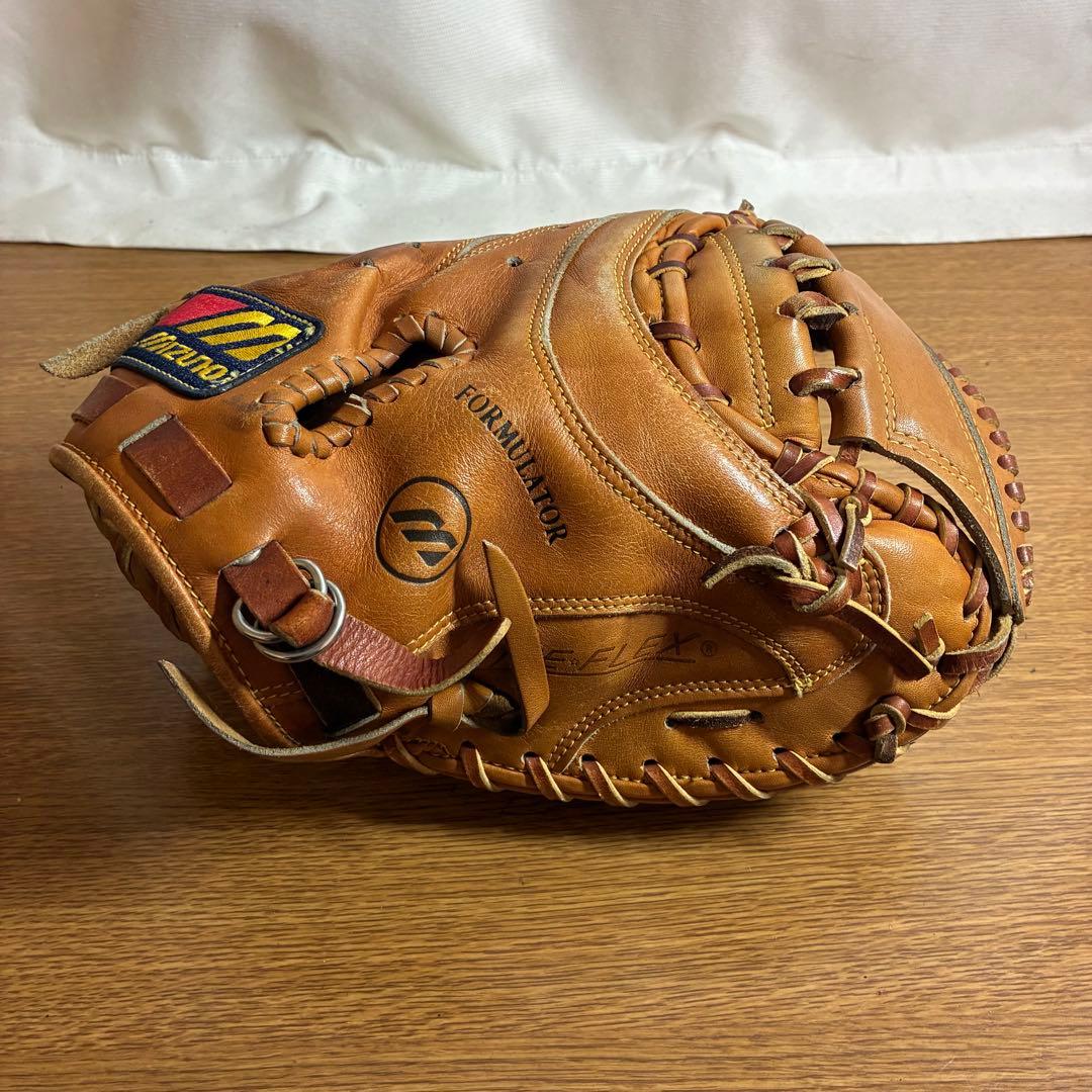 ミズノ ワールドウィン 一般硬式 キャッチャーミット 大人用 美品