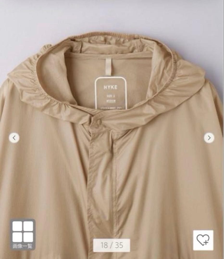 【新品タグ付き】HYKE ハイクM51 リップストップ ナイロンジャケット