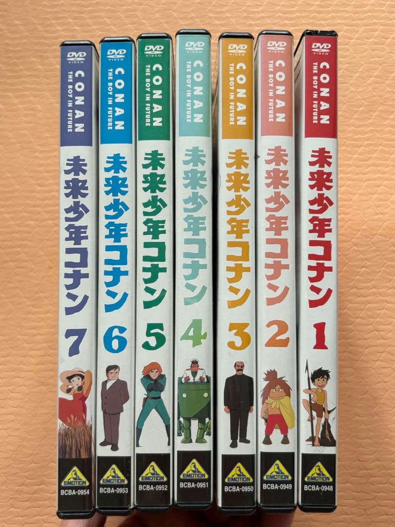 未来少年コナンDVD 全巻セット　７枚　中古