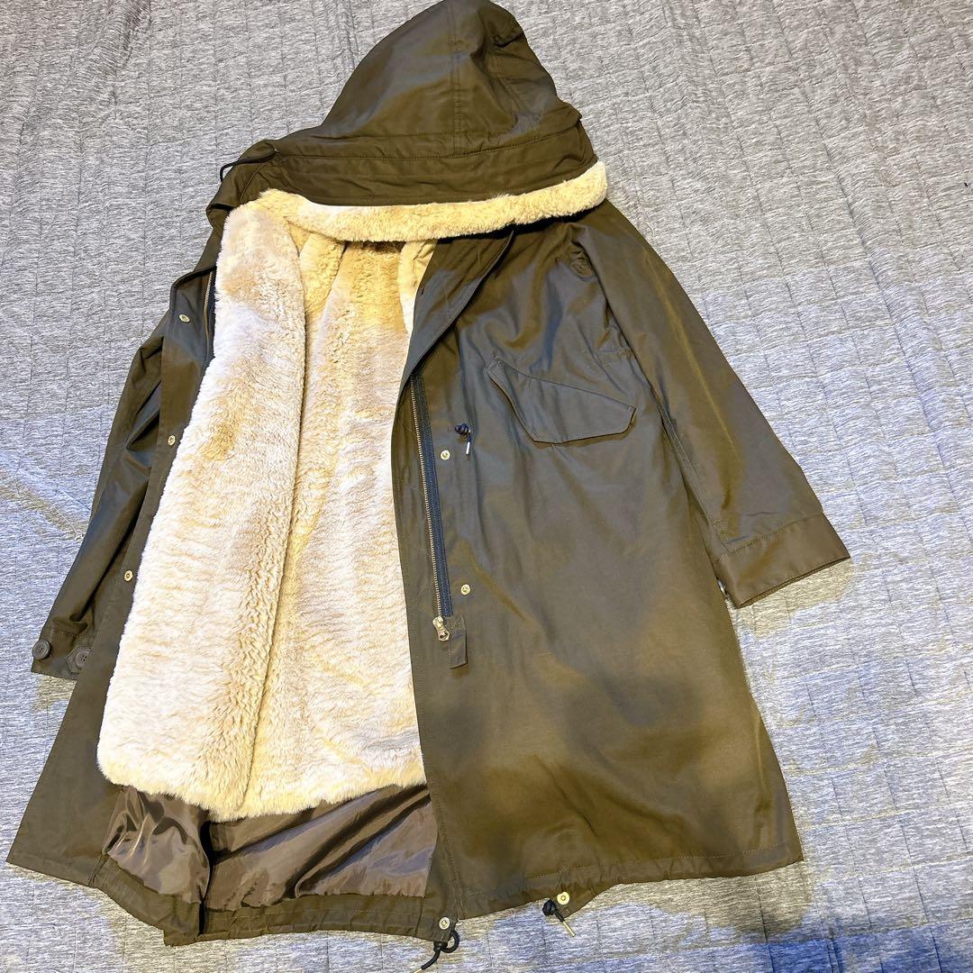 【 IENA 】 ファーベストライナー付きモッズコート　　3way モッズコート