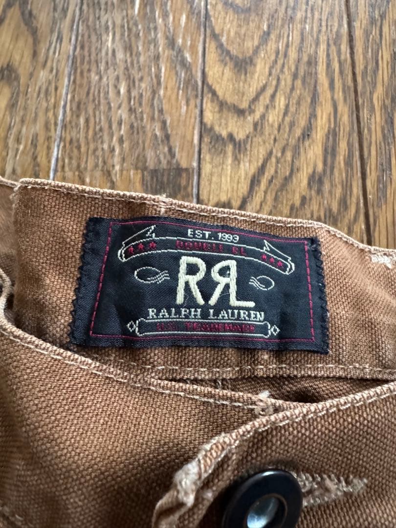RRL 三つ星タグ　ブラウンダック ワークパンツ madeinUSA