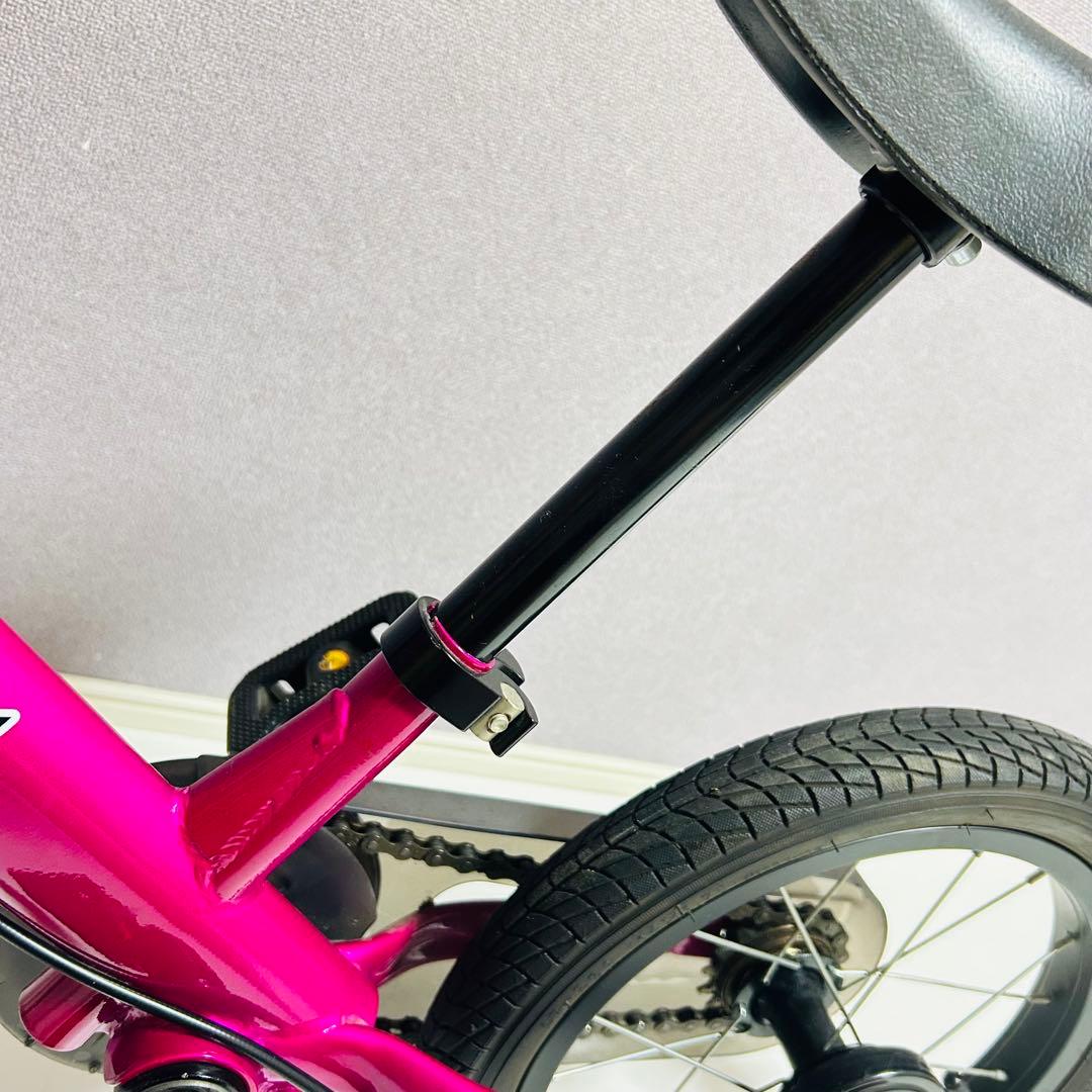 【極美品】STRIDER 14Xストライダー キッズバイク フューシャピンク