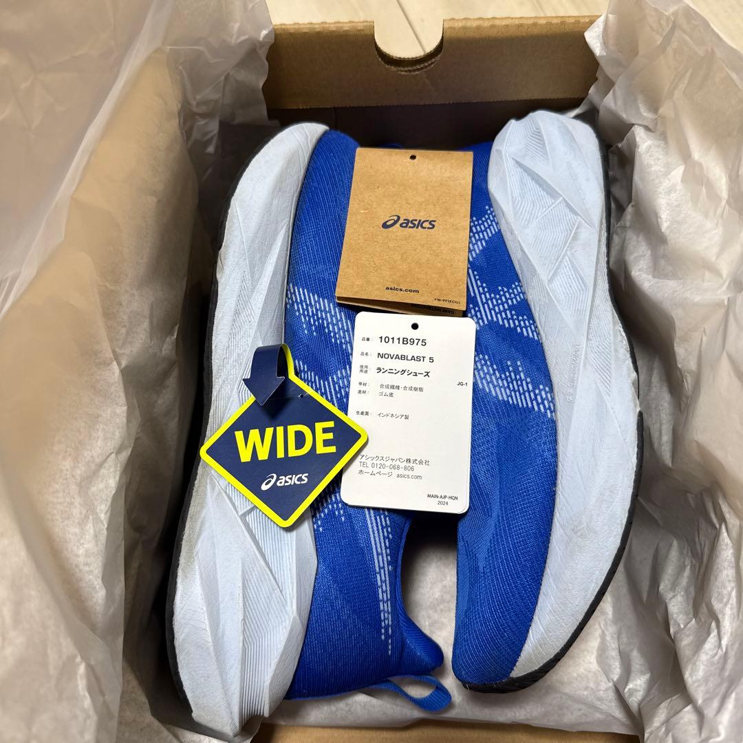 K*C様 【箱有り】ASICS NOVABLAST 5 メンズ　25.0cmワイ