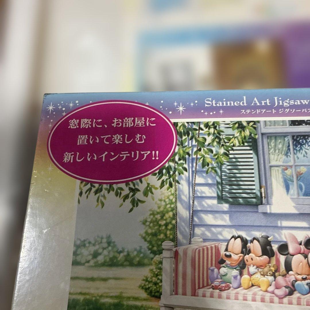 新品未使用品‼️★希少★ディズニーミッキー昼下がりの天使セットジグソーパズル　発光