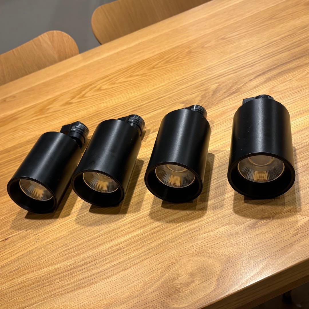 大光電機 LEDダクトレール用スポットライトDSL5237YB 4個セット