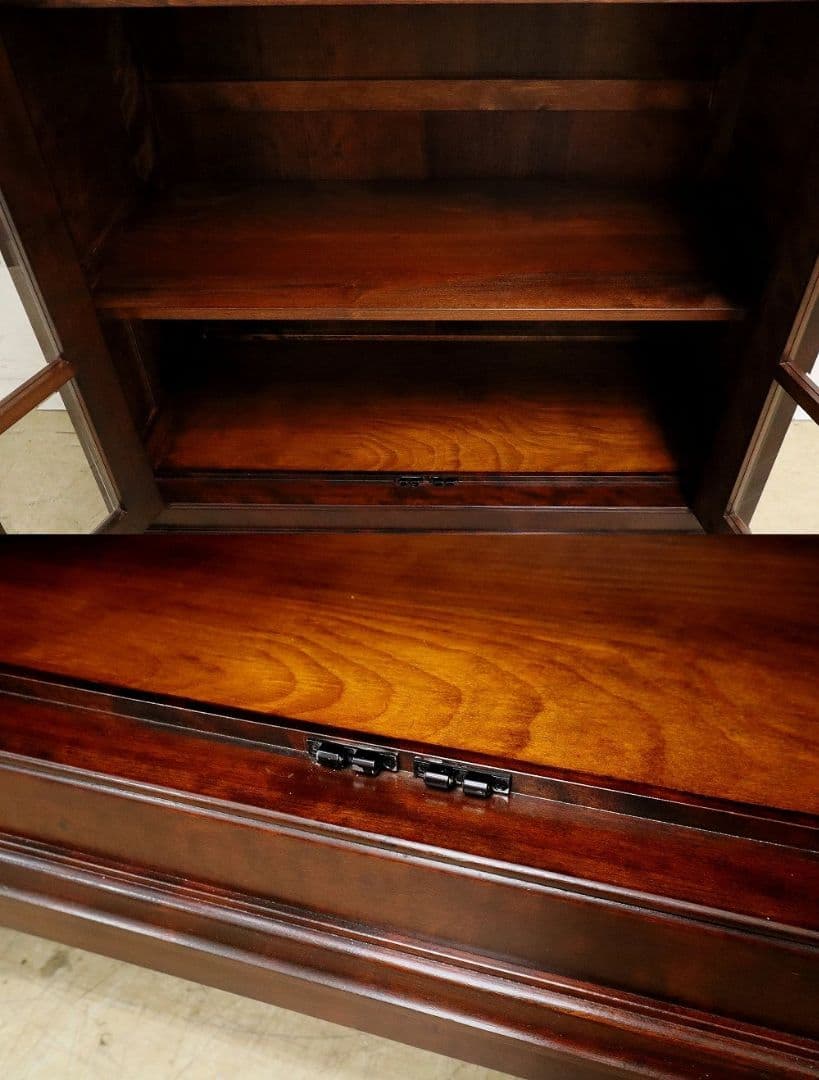 【松本民芸家具】C型本棚・ミズメザクラ無垢・書棚・ブックシェルフ