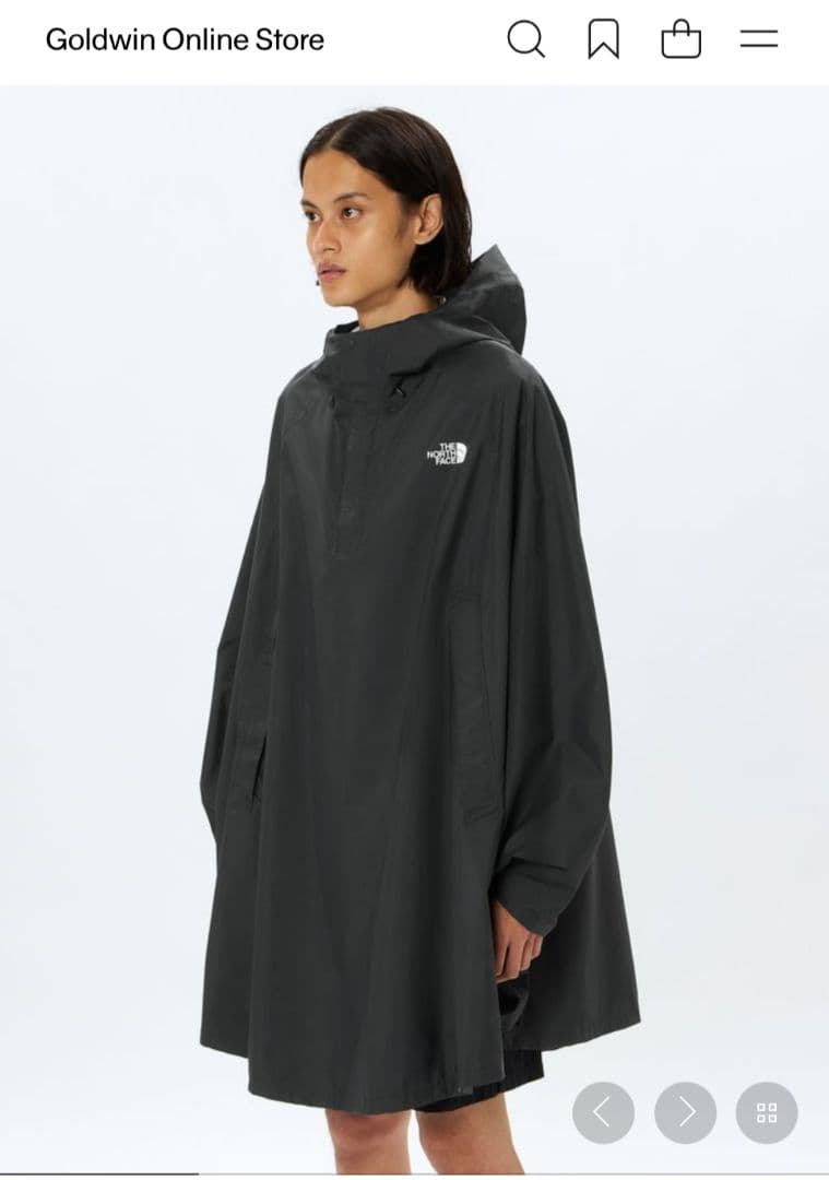専用　THE NORTH FACE ブラックレインポンチョアクセスポンチョ WM