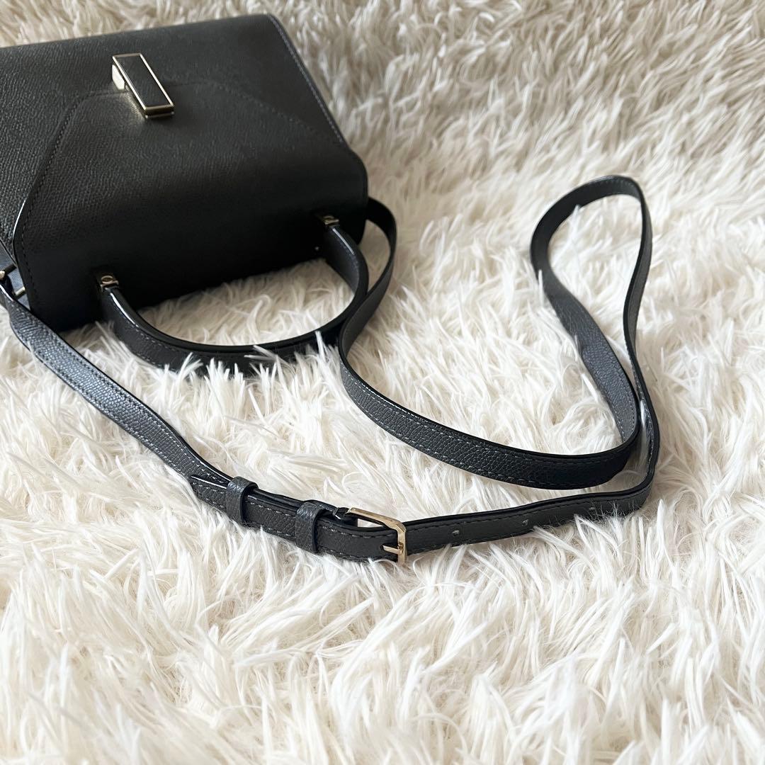 Valextra ヴァレクストラ　ハンドバッグ ミニ　イジィデ　グレー