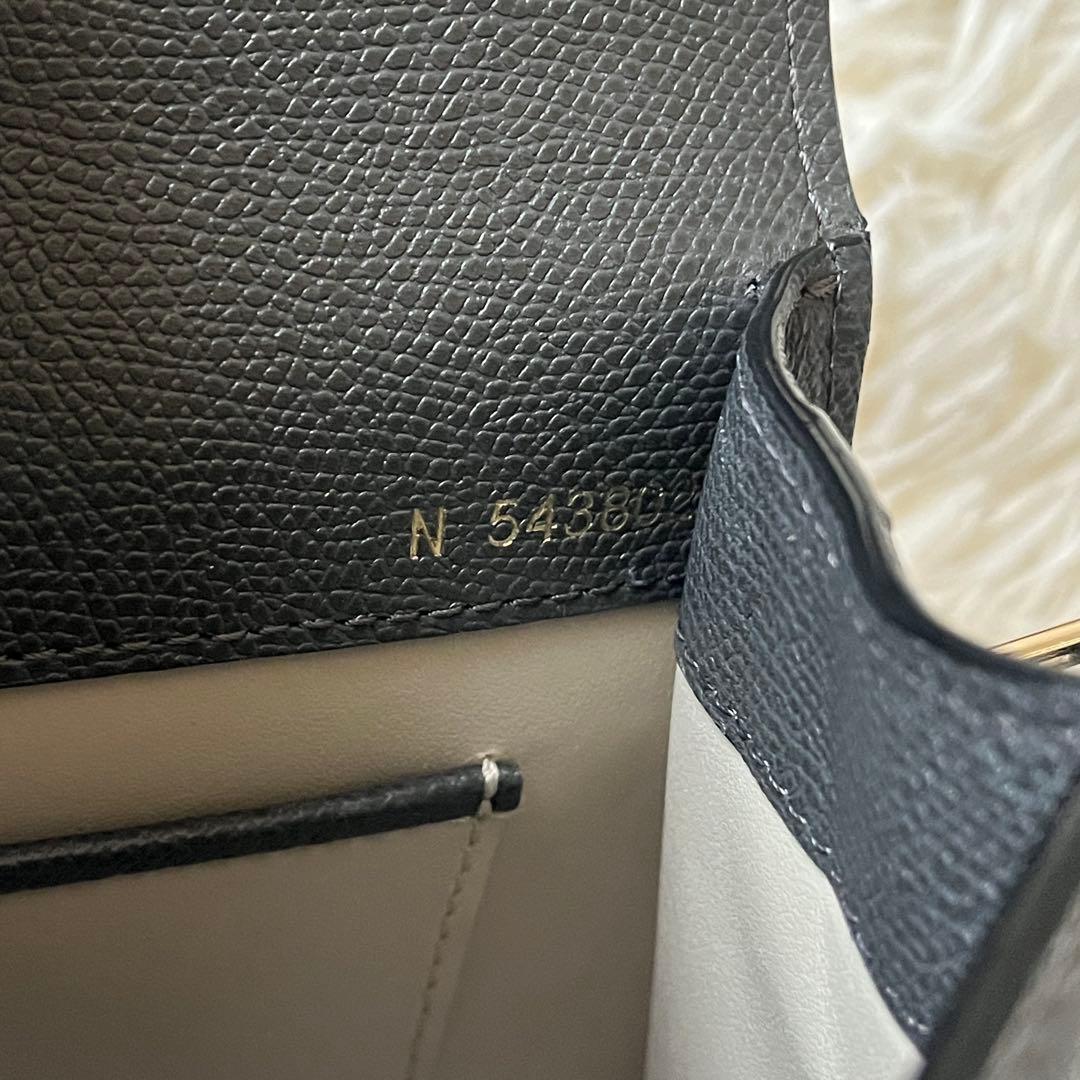 Valextra ヴァレクストラ　ハンドバッグ ミニ　イジィデ　グレー