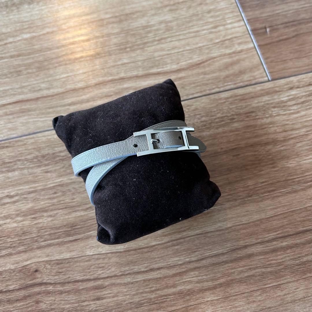 美品☆エルメス　ビーアピ　ドゥブルトゥール　ブレス　エトゥープ