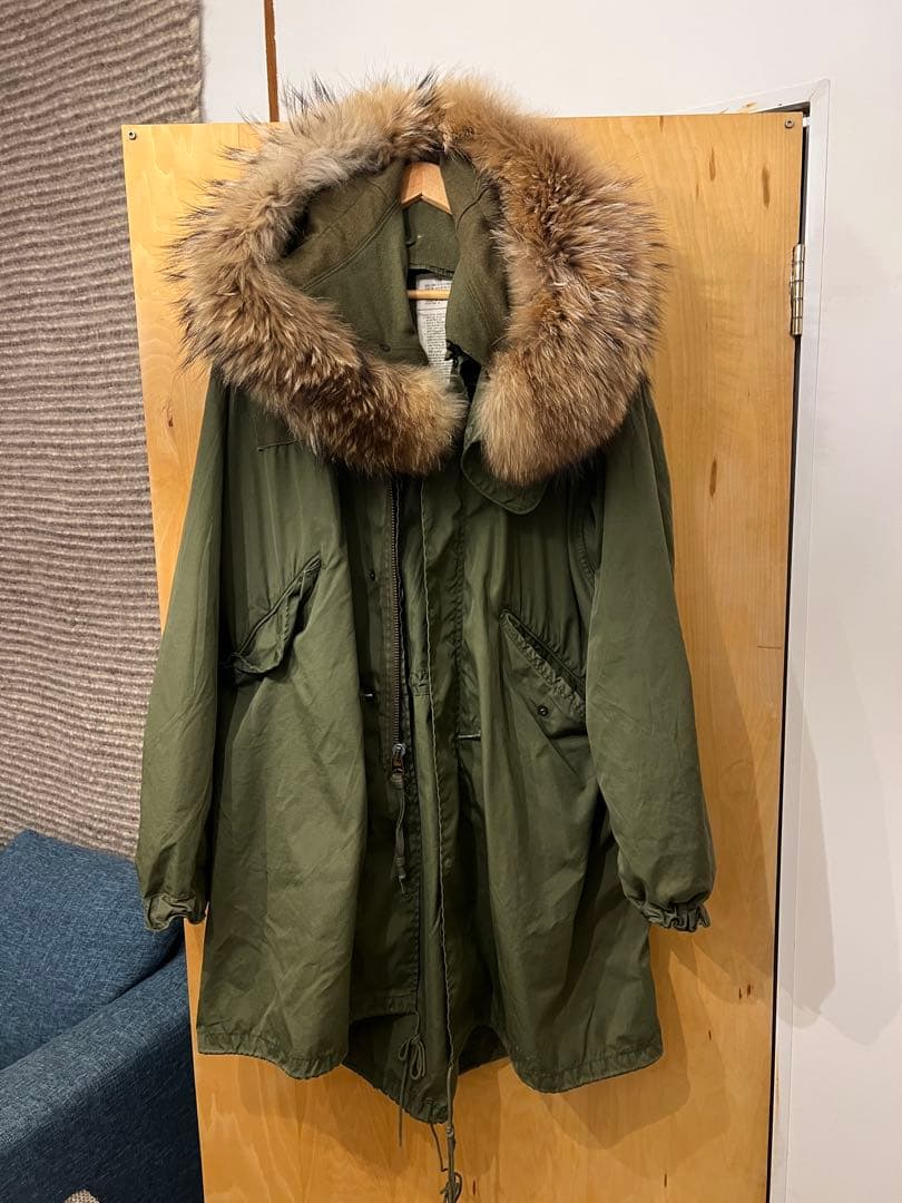 M-65 80年代米軍フィッシュテール コヨーテファーMサイズ ライナーおまけ