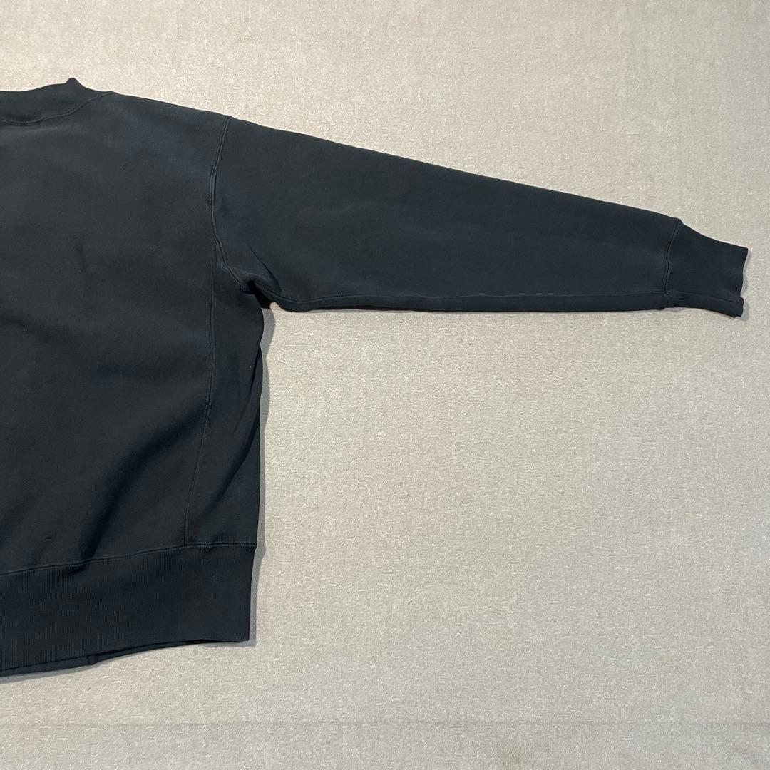 【USA製】Championリバースウィーブスナップカーディガン黒L単色タグ復刻