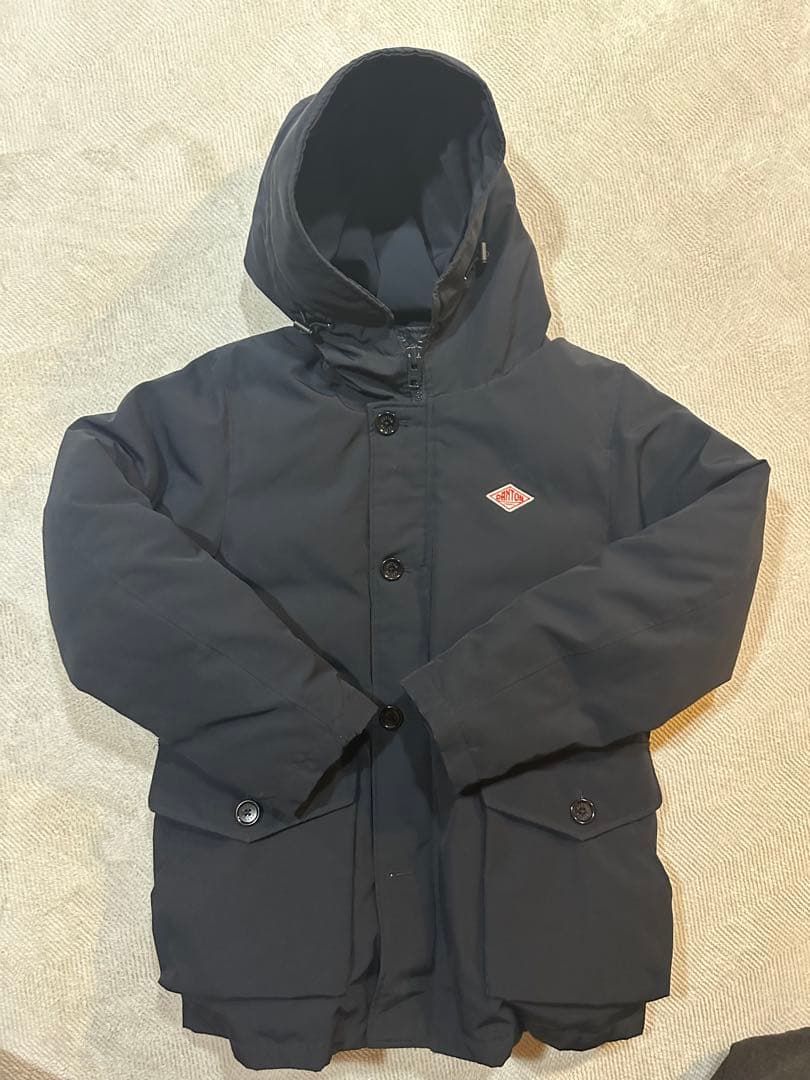 DANTON ダウンジャケット ネイビー 40(L相当）